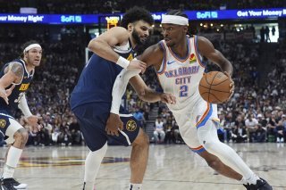 Shai Gilgeous-Alexander (2) et le Thunder ont égalisé à 2-2 face à Denver KEYSTONE/AP/David Zalubowski